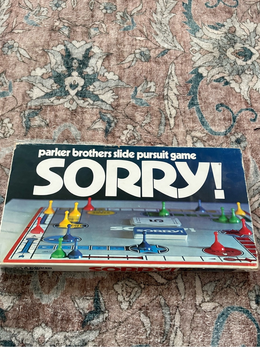 Vintage 1972 Parker Brothers SORRY! Board Game